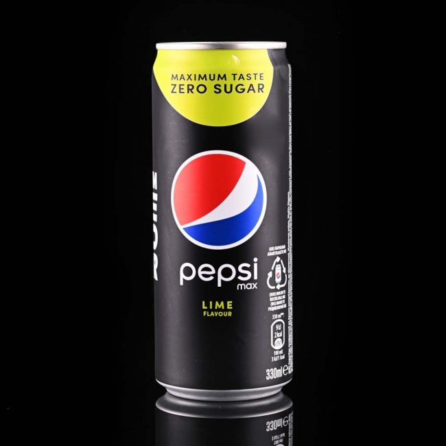 PEPSI COLA BLACK LIME (NO SUGAR) 330ml