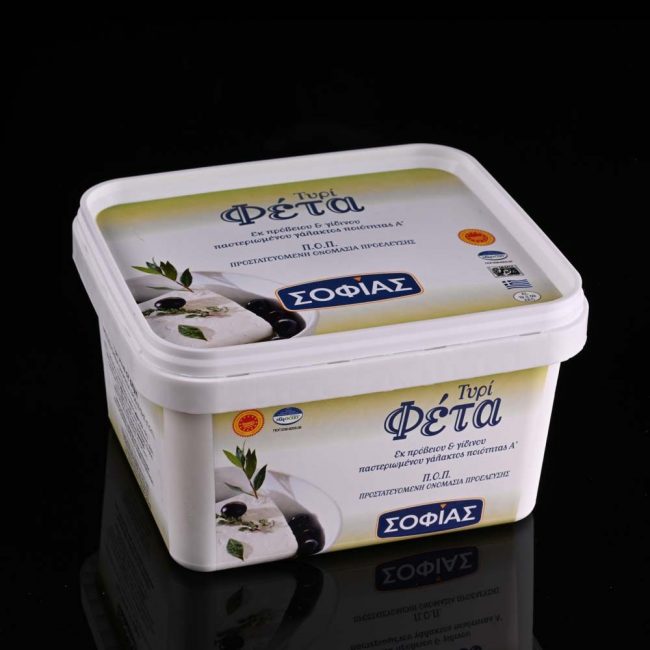 FETA CHEESE PDO 1 KG  SOFIAS