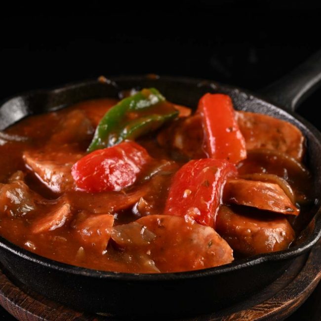 SPETZOPHAI (TRADITIONAL DISH WITH SAUSAGE)